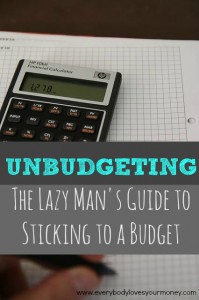 Having trouble stick to a budget? Unbudgeting is the solution. Discover the easy way to reach your financial goals. (No spreadsheets needed!)