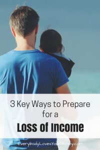 Here are some ways to prepare for a loss of income, either sudden or expected.