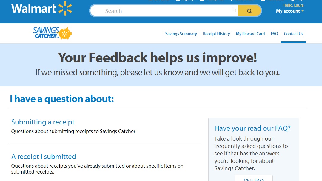 Looking for a Walmart Savings Catcher Phone Number for Troubleshooting? - Everybody Loves Your Money