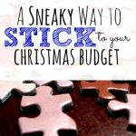 Are you worried about spending too much money this Christmas? See if this sneaky trick can help you stick to your Christmas budget!