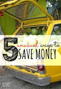 Looking for some unusual ways to save money? I've found find weird, yet effective ways you can make your money go further. Will you be giving them a try?