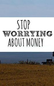 Are you anxious about money? The truth is worrying so much is doing nothing to help you're situation. Try this instead.