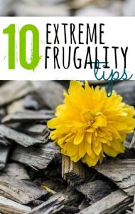 Looking to save some serious cash? These extreme frugality tips will get you there! It's important thought to recognize that this type of lifestyle might not be sustainable for you in the long run. 
