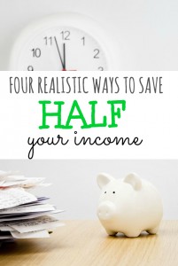 save half your income