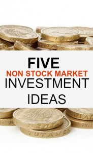 Not comfortable putting your hard earned cash in the stock market? Check out these five non stock market investment ideas to see if one's a good fit for you.