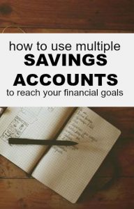 Using multiple savings accounts is an amazing way to organize your financial goals. Here's how to get started.