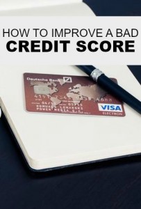 Bummed out about your credit score? Don't be. Credit scores aren't permanent and you have the ability to change yours! Here's how to improve a bad credit score.