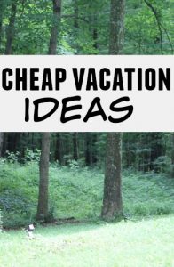 The average family vacation can run you thousands of dollars. If you’ve been thinking up cheap vacation ideas here are a few to get you started.