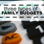 There are many types of family budgets you may consider using. Here are three of my favorite and we each is a great choice!