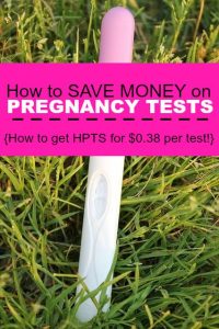 If you're trying to conceive the costs of pregnancy tests can up quick! Here's how to save money on pregnancy tests and pay as little as $0.38 per test!