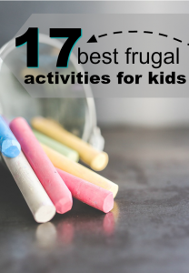 In honor of the upcoming summer break my kids came up with the best frugal activities for kids. Here are there 17 favorite free and frugal  things to do!