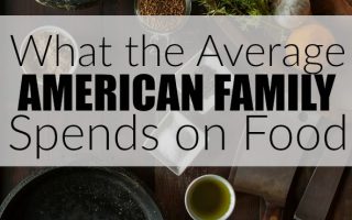 How does your grocery bill stack up to your peers? Here's what the average American family spends on food and how you can spend less!