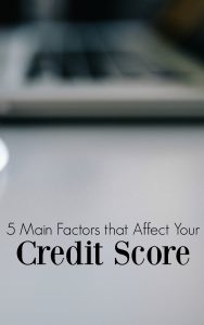 Improving your credit isn't as hard as you think. Here are the five main factors that affect your credit score.