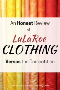 Good information for anyone wanting to know more about LuLaRoe clothing versus its competitors.