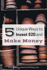 If you're looking for some non-traditional ways to invest $20, here are five to get you started.