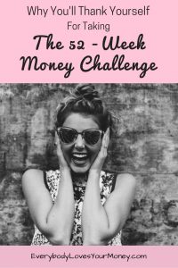 I'm so glad I ran across this 52-week money challenge. It's so easy!