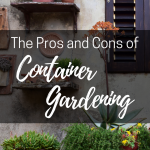 pros and cons of container gardening