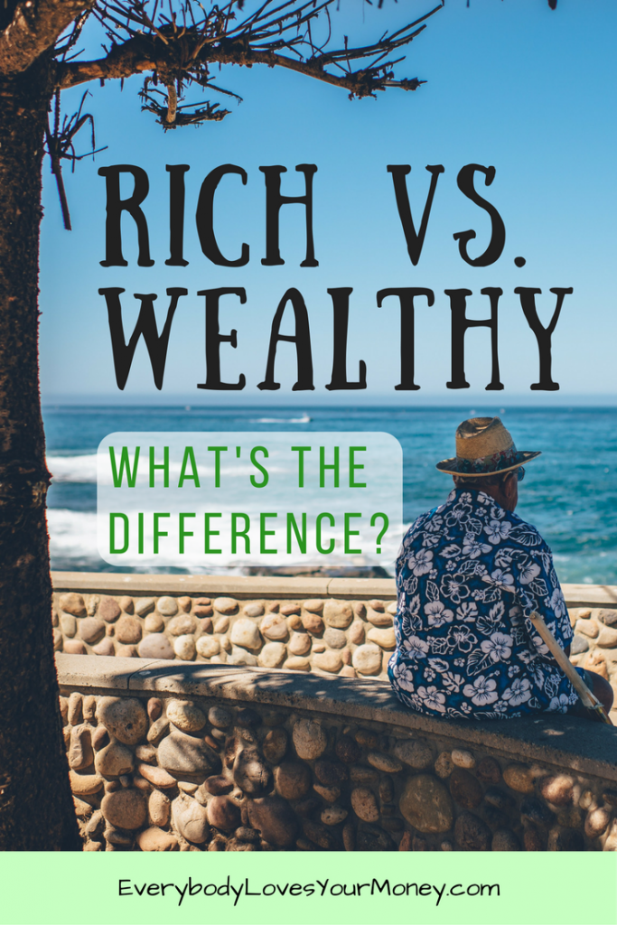 difference between rich and wealthy