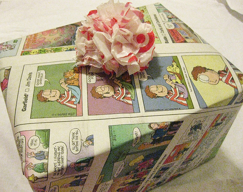 reuse wrapping paper