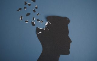 Image of a man suffering from mental health issues