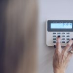 Setting a home security system