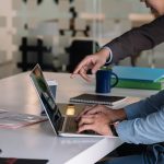 Business People Planning Strategy Analysis from financial document report, Office Concept