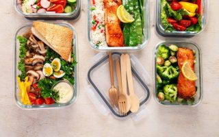 A collection of meal prep containers