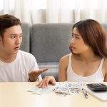 A couple working through money issues