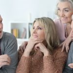 older family members talking