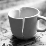 A broken coffee mug, an everyday item that can make or break your day