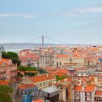 Skyline of Lisbon, Portugal, one of the cities you can live in for just $2,000