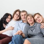 A smiling and seemingly happy family. Sadly, many adult chilren are realizing their parents never loved them
