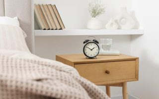 A nightstand drawer, which should hold specific items