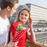 A man and woman in a relationship practicing 