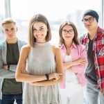 A group of young succesful millennials