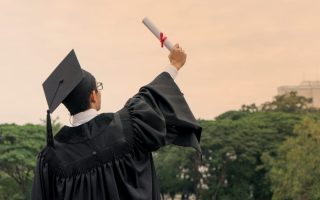 A young person with a college degree, which might be impossible in the future because of economic decisions