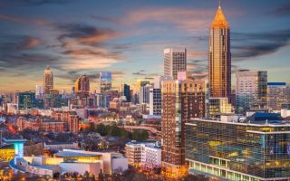 The Sky line of Atlanta, Georgia: a city filled with many great sights to see.