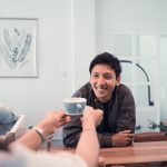 A house guest experiencing hospitality