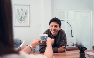 A house guest experiencing hospitality