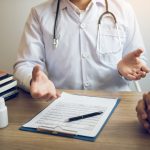 A doctor explaining unscrupulous practices