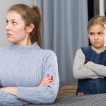 A mother angry at her daughter, employing parenting choices that people will question for years