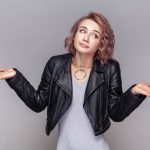 A young woman acting with a passive-aggressive attitude