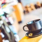 A mug of coffee at a popular coffee chain