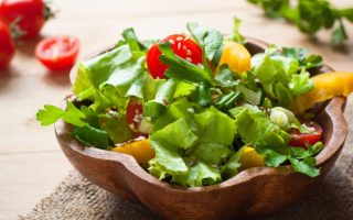 A salad mix, which is one of the foods that were found to be contaminated at grocery store chains