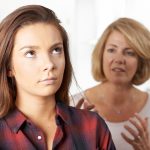 A mother nagging her adult children
