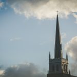 A church steeple. Lately, many churches have been losing followers every day