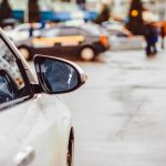 A car door, which might have a penny on it. What does that mean?