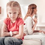 An angry little girl, proof that grandchildren can turn away for good