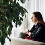A woman who lives alone in an apartment