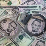 A graphic symbolizing financial services going through a scandal